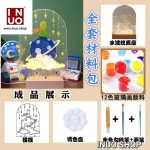 Base led con paleta de diseño artistico